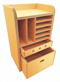 強化ダンボール ランドセルラック